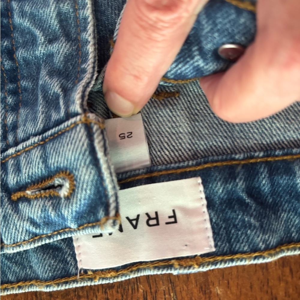 Frame Denim Blue Flare Wide Leg Jeans - Picture 5 of 6